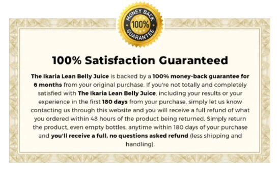 Ikaria Lean Belly Juice Money Back Guarantee