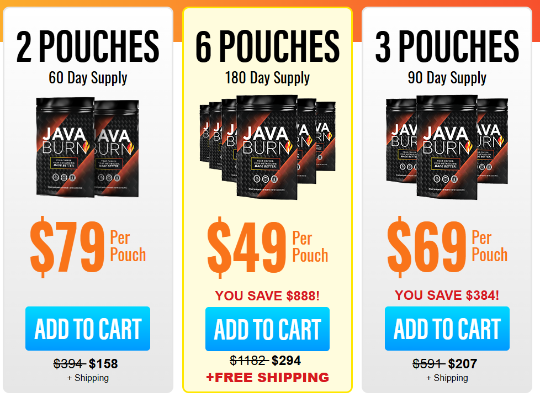 Java Burn Pricing