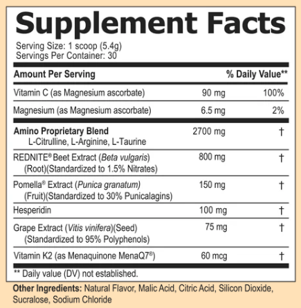 VenoPlus 8 Ingredients